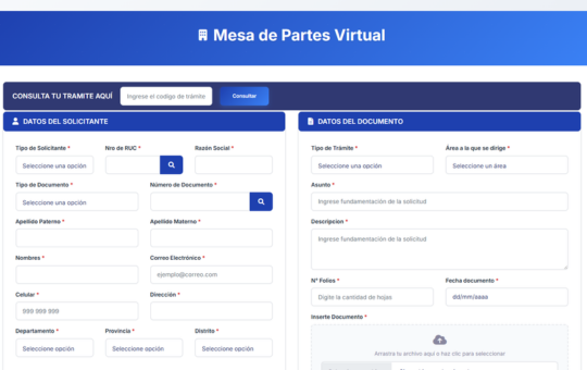 Mesa de partes